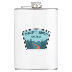 Torrey C. Brown Rail Trail Maryland Hip Flask