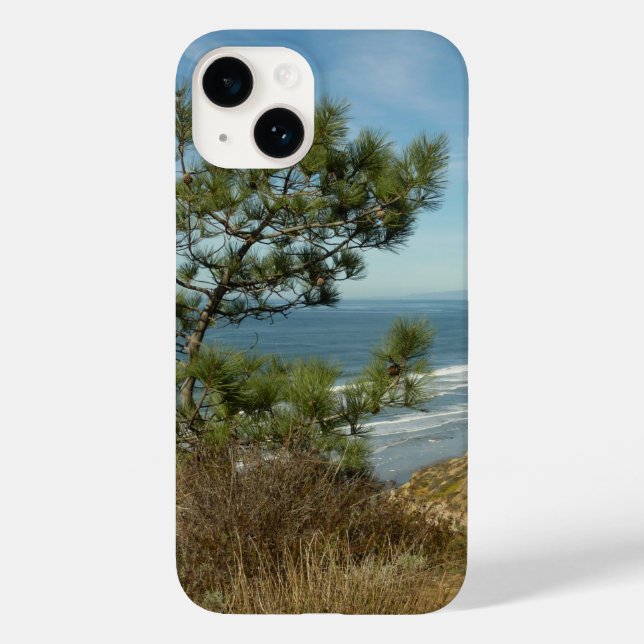 Torrey Pine and California Coastline Landscape Case-Mate iPhone Case (Back)