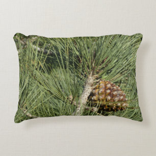Torrey Pine Closeup California Botanical Decorative Cushion