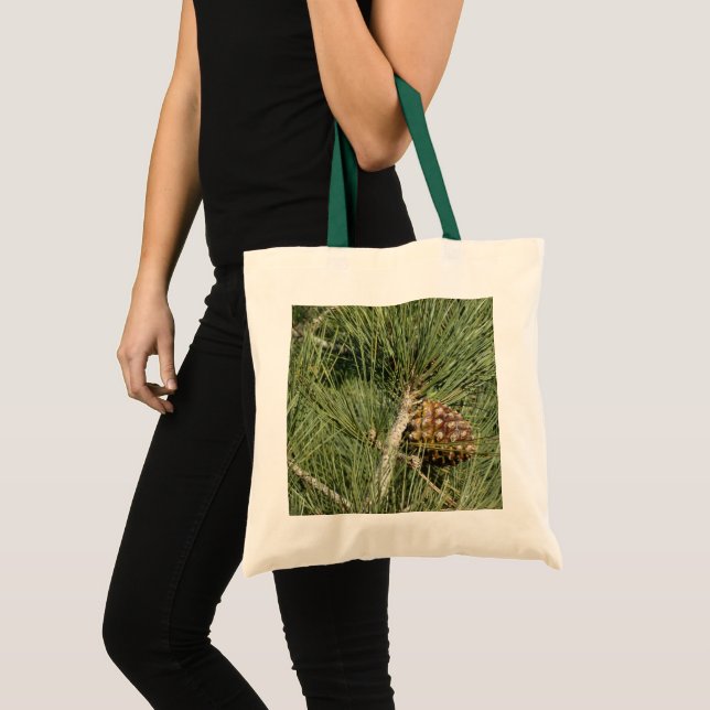 Torrey Pine Closeup California Botanical Tote Bag (Front (Product))