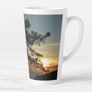 Torrey Pine Sunset I California Landscape Latte Mug