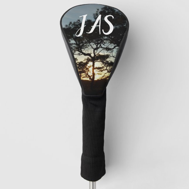 Torrey Pine Sunset II California Landscape Golf Head Cover (Front)