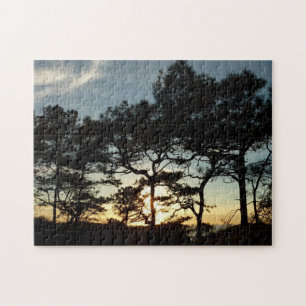 Torrey Pine Sunset II California Landscape Jigsaw Puzzle