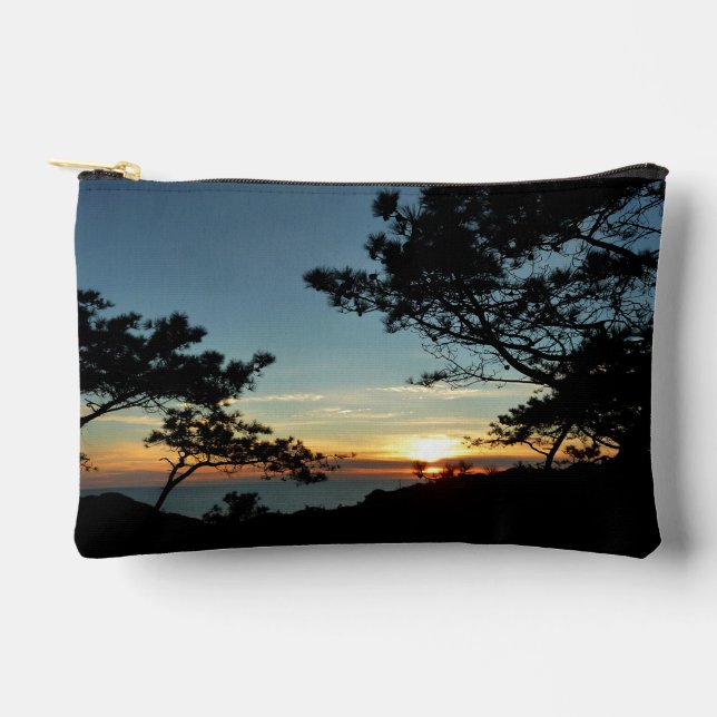 Torrey Pine Sunset III California Landscape Accessory Pouch (Front)