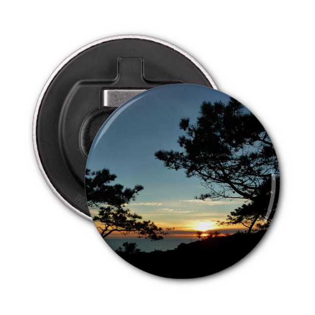 Torrey Pine Sunset III California Landscape Bottle Opener (Front)