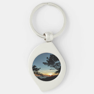 Torrey Pine Sunset III California Landscape Key Ring
