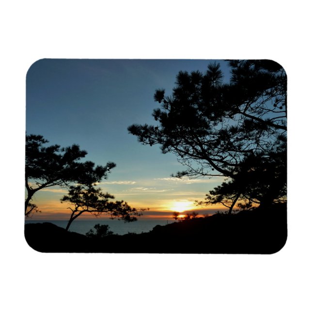 Torrey Pine Sunset III California Landscape Magnet (Horizontal)