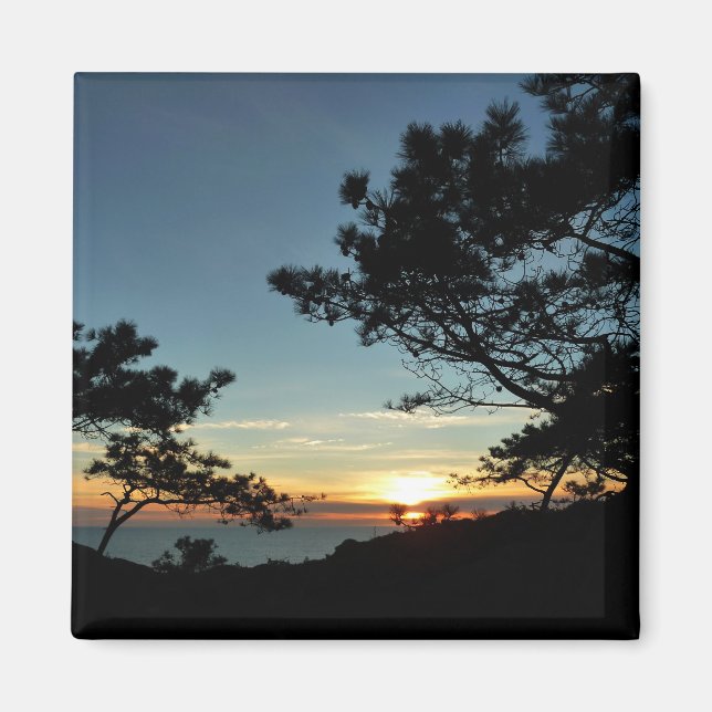 Torrey Pine Sunset III California Landscape Magnet (Front)