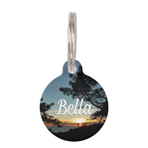 Torrey Pine Sunset III California Landscape Pet Tag
