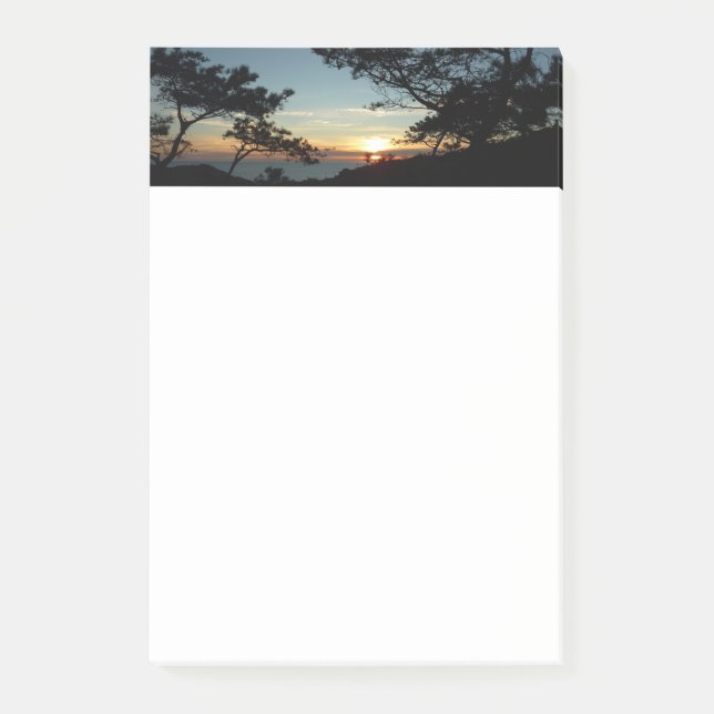 Torrey Pine Sunset III California Landscape Post-it Notes (Front)
