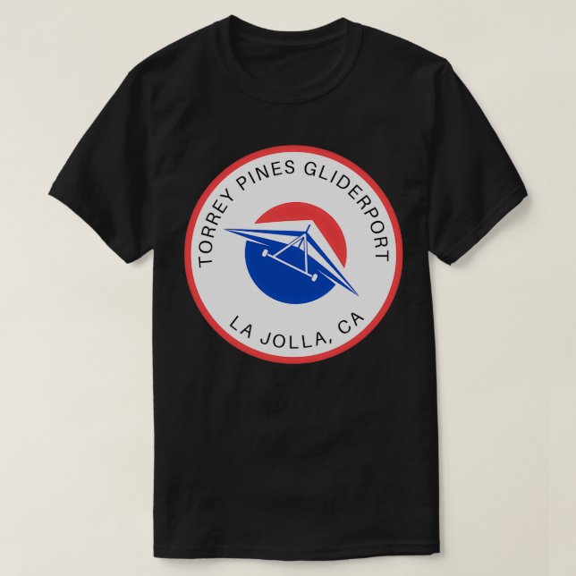 Torrey Pines Gliderport La Jolla California T-Shirt (Design Front)