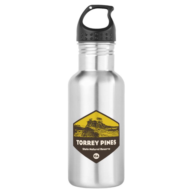 Torrey Pines State Reserve California 532 Ml Water Bottle (Front)