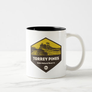 Torrey Pines State Reserve California Two-Tone Coffee Mug