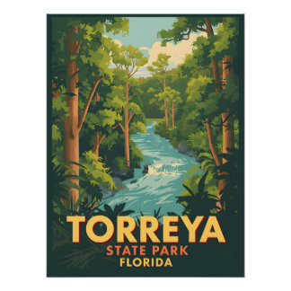 Torreya State Park - Florida  Poster