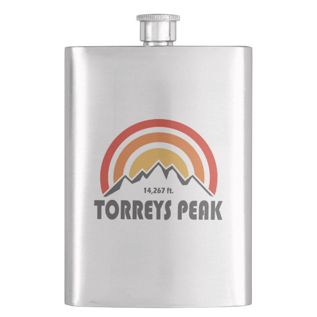 Torreys Peak Hip Flask (Front)
