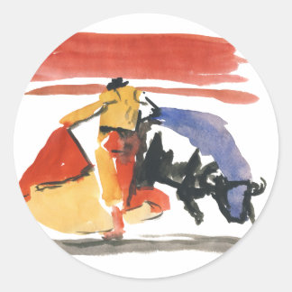 torro & torrero classic round sticker