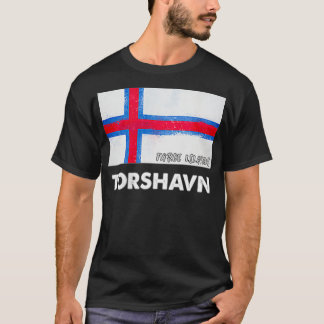 Torshavn Faroe Islands Flag Torshavn T-Shirt