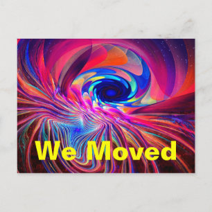 Torsion Wave Announcement Postcard