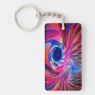 Torsion Wave Key Ring