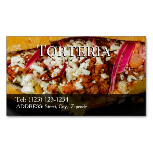 torteria editable business card