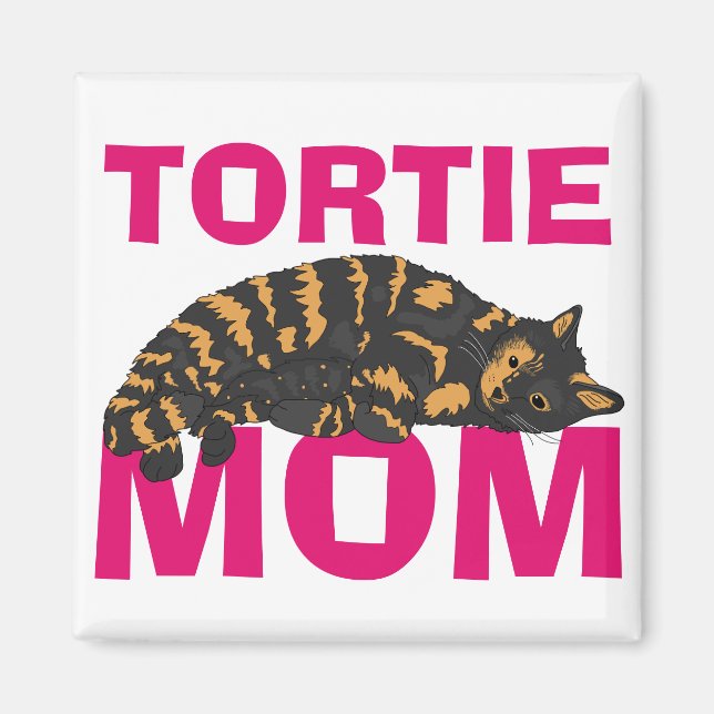 TORTIE CAT MOM MAGNET (Front)
