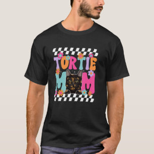 Tortie Cat Mum Tortoiseshell Cat Lover Tortie Cat T-Shirt