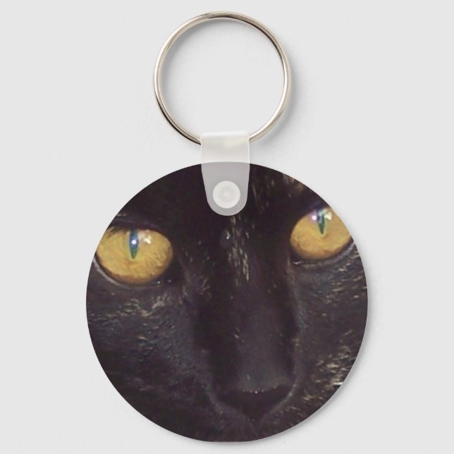 Tortie Face Key Ring (Front)