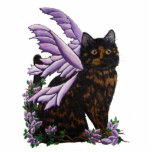 Tortie Fairy Cat Standing Photo Sculpture<br><div class="desc">original art by Pamela Fleming</div>