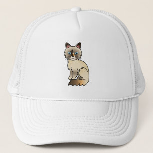 Tortie Point Birman / Ragdoll Cat Trucker Hat