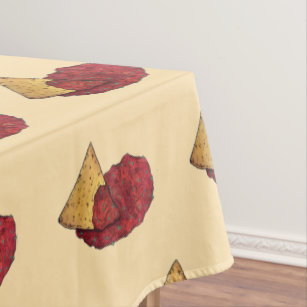 Tortilla Chips and Dip Tomato Salsa Mexican Food Tablecloth