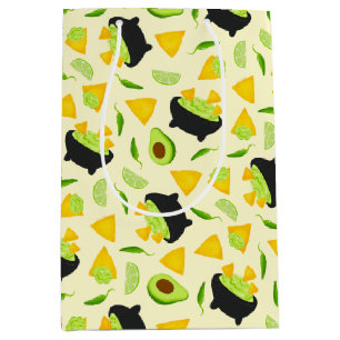 Tortilla Chips and Guacamole Pattern Medium Gift Bag