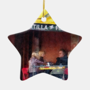 Tortilla Flats Greenwich Village Ceramic Tree Decoration