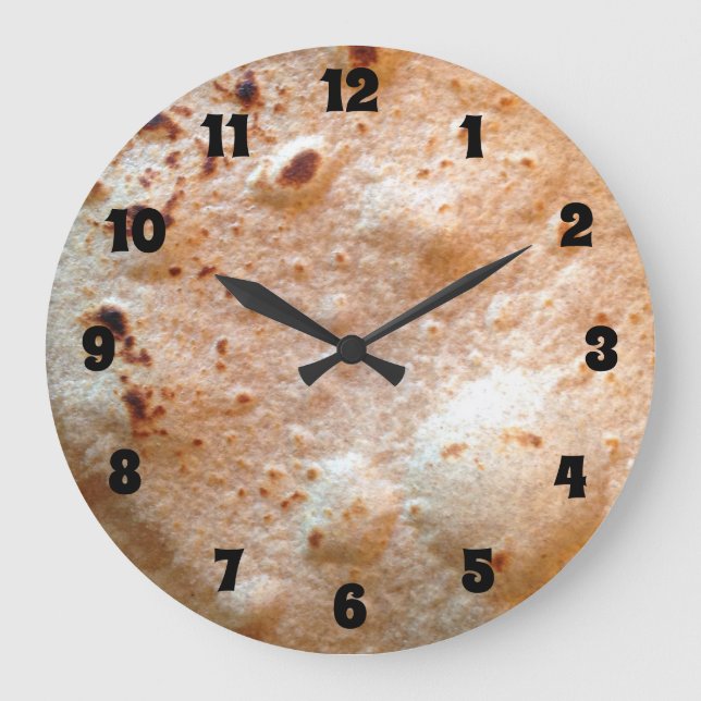 Tortilla Large Clock (Front)