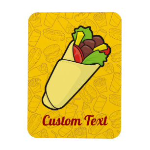 Tortilla Sandwich Wrap Magnet