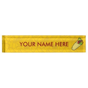 Tortilla Sandwich Wrap Nameplate