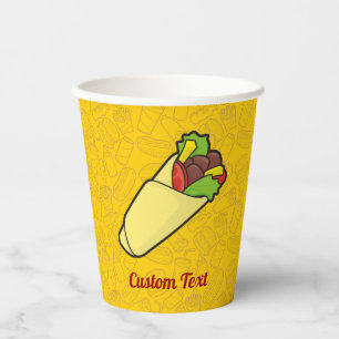 Tortilla Sandwich Wrap Paper Cups