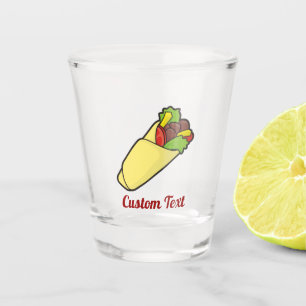 Tortilla Sandwich Wrap Shot Glass