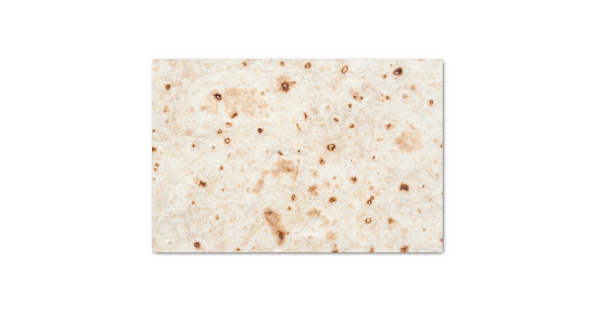 Tortilla shell tissue paper for gifts | Zazzle