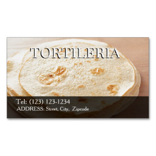 tortilleria editable business card
