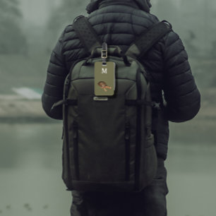 Tortoise - add monogram luggage tag