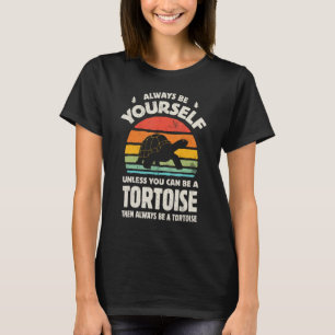 Tortoise Always Be Yourself Turtle Retro Vintage M T-Shirt