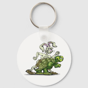 Tortoise and the Hare Key Ring