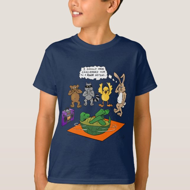 Tortoise and the Hare Revisted T-Shirt (Front)