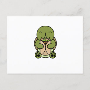 Tortoise Burrito Lover Postcard