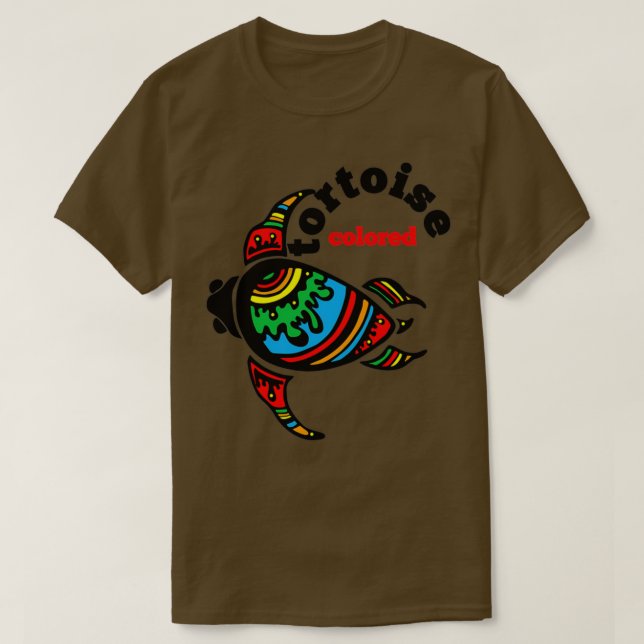 Tortoise colour T-Shirt (Design Front)