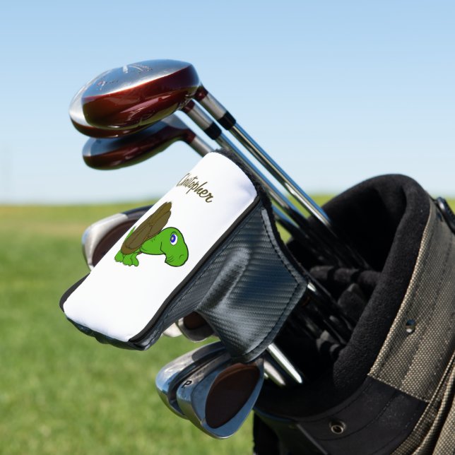 Tortoise Design Golf Head Cover (In Situ)