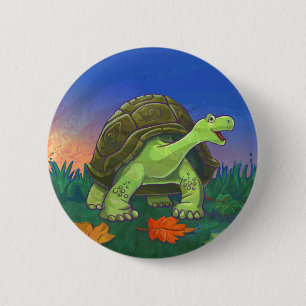 Tortoise Gifts & Accessories 6 Cm Round Badge