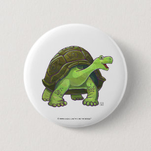 Tortoise Gifts & Accessories 6 Cm Round Badge