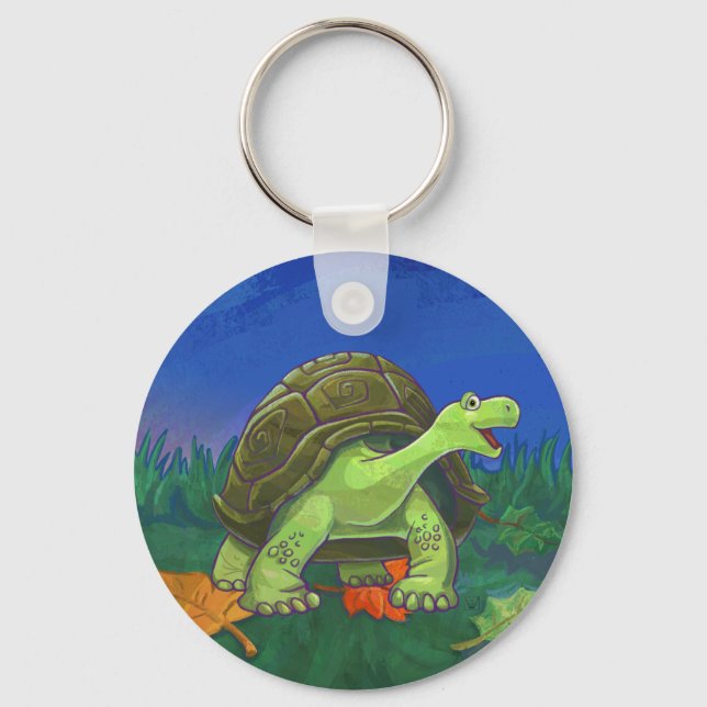 Tortoise Gifts & Accessories Key Ring (Front)