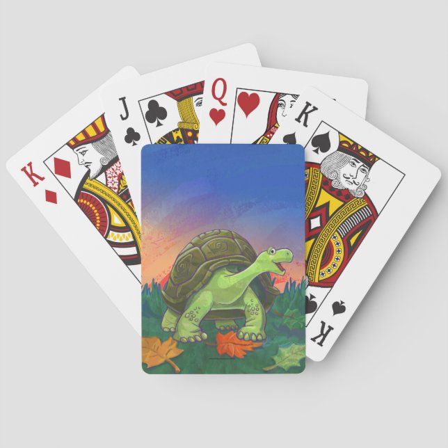 Tortoise Gifts & Accessories Playing Cards (Back)